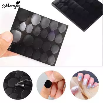 Monja 24 шт. накладные ногти прочный клей УФ-клей наклейка лента двухсторонний гелевый клей быстросохнущий для накладных ногтей инструменты для маникюра своими руками