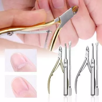 Monja 3 шт., машинки для стрижки, ножницы, инструменты для ногтей, щипцы для кутикулы, триммер для удаления омертвевшей кожи, плоскогубцы, толкатель, маникюр, педикюр, инструменты для ухода за кожей, инструменты из нержавеющей стали