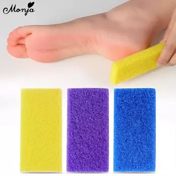 Monja 5/10 шт. скраб для ног, блок для мозолей, отшелушивающий шлифовальный рашпиль для ног, пилка для удаления пемзы, губка для удаления DIY, маникюр, педикюр, инструменты для ухода за кожей, портативные