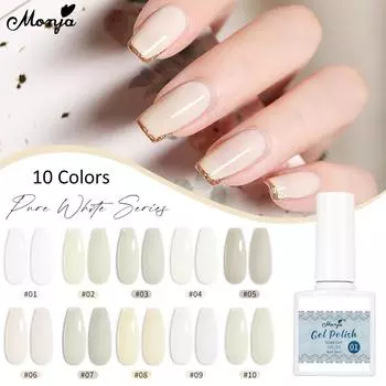monja 8 мл гель-лак для дизайна ногтей, свадебная серия, цветные гели, быстросохнущие, замачиваемые, УФ-светодиодные лаки, краска для маникюра своими руками, красота, декор, живопись, рисунок