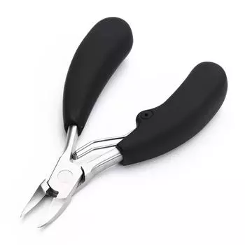 Monja черные ножницы для дизайна ногтей, ножницы для кутикулы, омертвевшая кожа, очистка, обрезка, кусачки, машинка для стрижки, маникюрный инструмент