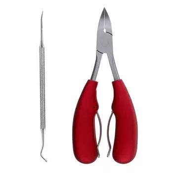 Monja Ножницы для кутикулы Набор для дизайна ногтей Щипцы для удаления омертвевшей кожи Обрезка ABS Щипцы для стрижки Маникюр Педикюр Инструмент для ухода за ногами