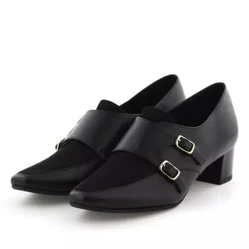 Monk Strap Black 225 HIMIKO/Double Shoes/641323 чёрный