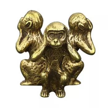 Monkey Figurine Animal Statues Ornament Sculptures for Office Home Decor