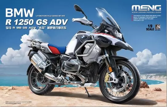 Monmodel BMW R 1250 GS Adventure Пластиковая модель MMT005 1/9