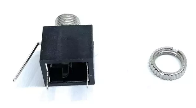 Mono Audio Jack PJ398SM Compatible with Nut of 3.5mm (PJ301M-12, WQP518MA, Connector) (Pack 500)