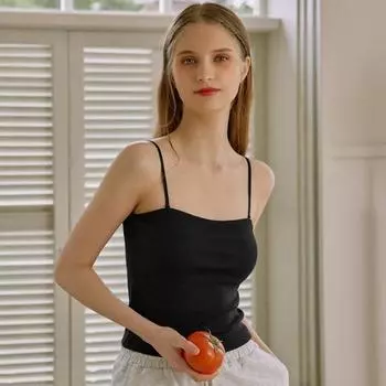 [MONO] Моно-топ-бра и майка-стринг - черный S