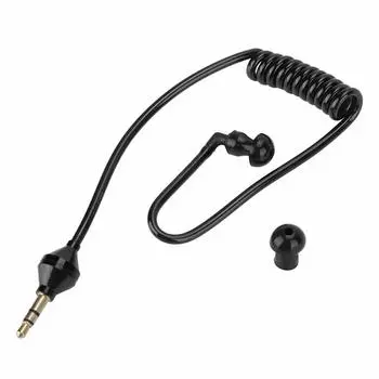 Mono Wired Single Earphone Hollow Air Tube Wired Air Tube Stereo Earphone Earphone, 3.5mm Headphone, Anti-Radiation Earbuds, In-Ear