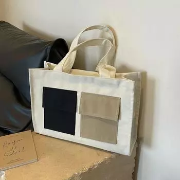 Monochromatic zipper shoulder bag for women simple elegant soft versatile popular sweet