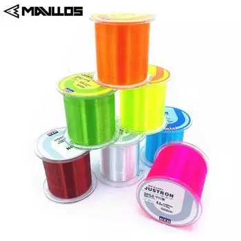 Монофиламентная нейлоновая леска 500 м чрезвычайно прочная монофильная леска для ловли карпа 0.8-0.148mm синий