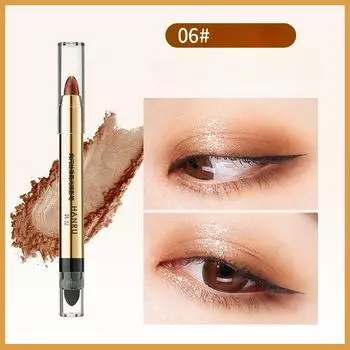 Монохромная ручка для теней для век, монохромная палочка для теней для век с перламутровым эффектом One Touch, монохромная палочка для теней для век, макияж землистого цвета