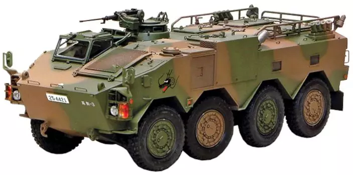 Монохромный колесный бронированный автомобиль сухопутных войск Type 96 Type 2in1, пластиковая модель MCT914 1/35, самооборона A/B (Боевая машина)