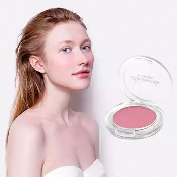 Монохромный лоток для румян Осветление лица Стойкие водостойкие телесные натуральные тени для век Универсальный лоток для румян Student Blush Контурный лоток Косметика для макияжа 03#