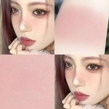 Монохромный лоток для румян Осветление лица Стойкие водостойкие телесные натуральные тени для век Универсальный лоток для румян Student Blush Контурный лоток Косметика для макияжа 03#