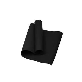 Монохромный нескользящий коврик для йоги для мужчин и женщин, спортивный коврик для йоги, коврик для йоги 4 мм чёрный