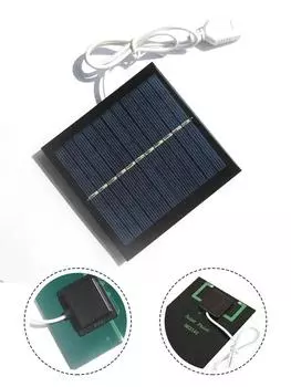 Монокристаллическая солнечная панель USB солнечное зарядное устройство для областей без электричества Компактный дизайн Превосходный эффект при слабом освещении CHINA