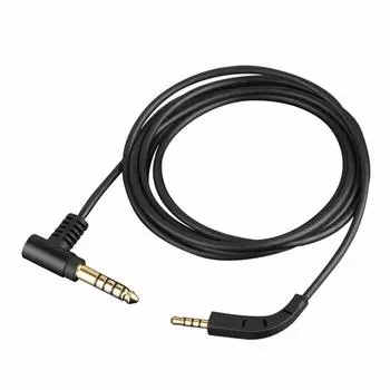 Монокристаллический медный посеребренный кабель для обновления, совместимый с P7, 5-контактный сменный кабель для наушников Vivabo B&W [штекер 4,4 мм, сбалансированный]