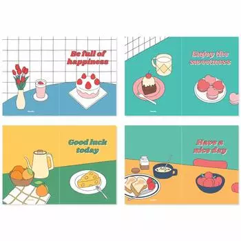 Monolike A5 Haru Free Notebook Pole in Newtro A 4 types set A5 Haru Free Fall in newtro A Blank PVC cover Notebook, - notebook,