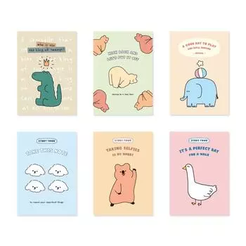 Monolike Mini Story Town Grid Note 6P Mini STORY TOWN Grid Note 6P -