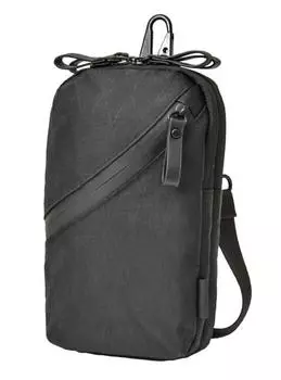 MonoMax Featured Zpac Чехол для смартфона Водоотталкивающий наплечный чехол для ремня Безопасность [GRINER] Антискимминговый мужской (черный)