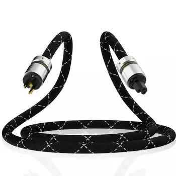 Monosaudio 12AWG HiFi аудио кабель питания Чистая медь 3-контактный кабель питания переменного тока C13 позолоченный штекер питания Улучшение качества звука Аудио шнур питания Аудио