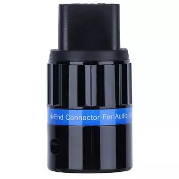 Monoso F124G C19 Чистый медный разъем питания IEC разъем позолоченный 100250 В для