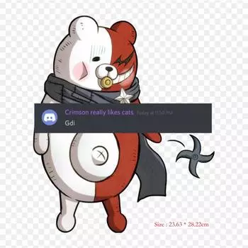 Monotaro Monokubs Danganronpa V3 Killing Harmony наклейка с принтом на одежду DIY термонаклейки для футболок патч утюг на переносе патч