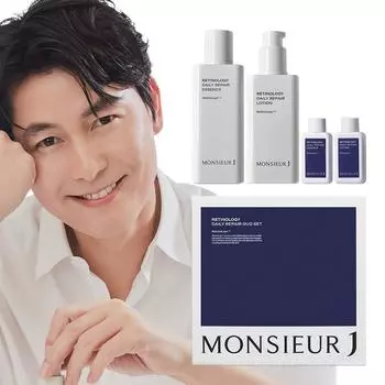 Monsieur J Retinology Trace Pore Essence Skin Lotion Set (Эссенция + Лосьон + 2 образца) 1 кусок