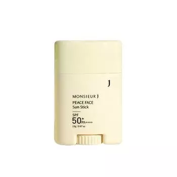MONSIEURJ Peace Солнцезащитный стик для лица SPF50+ PA++++ 19г