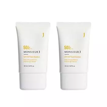 MONSIEURJ UV CUT Солнцезащитная эссенция 50 мл*2 шт.