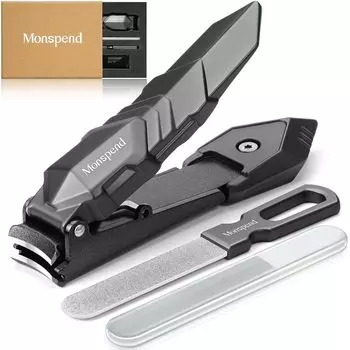Monspend Nail Luxury Nail Популярный рейтинг в Японии Кусачки для ногтей быстро с легким предотвращает Для рук и для мужчин и женщин Поставляется с ногтем