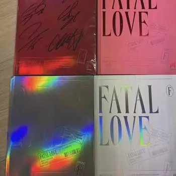 Monsta X Fatal Love Fatal Love Подписанный альбом