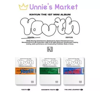 MONSTA X КИХЁН — 1-й мини-альбом YOUTH + бесплатный подарок Random