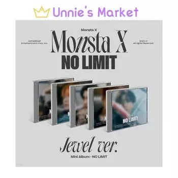 MONSTA X [NO LIMIT] Чехол для драгоценностей, версия. + Бесплатный подарок Random 1EA