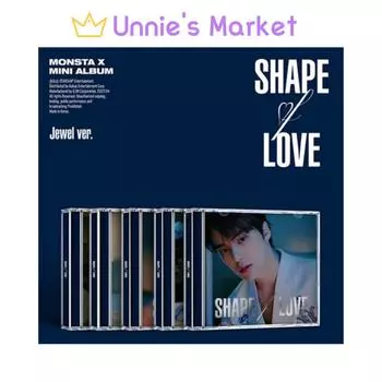 MONSTA X - SHAPE OF LOVE Jewel Ver.(случайный) RANDOM 1EA