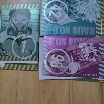 Monster 8 Liberation Power Metallic Postcards Narumi Kafka Iharu Batch