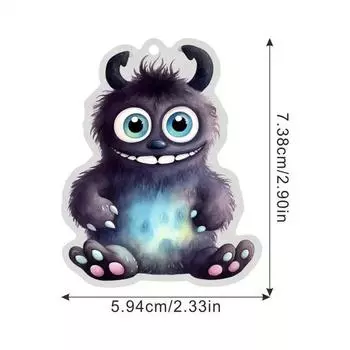 Monster Delightful Acrylic Hanging Keychain Multifunctional Car Decoration Gift For Occasions Festive 1