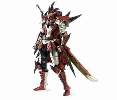 Monster Hunter 4 Полностью операционная фигурка Reus Series Экипированный охотник-мечник [E-Capcom Limited]