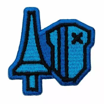 Нашивка Monster Hunter Rise 2way с лицензией Graft Gaming Life GGL040 синяя Lance [Официальный продукт] синий