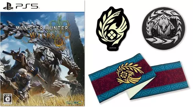 Monster Hunter Wilds количество Охотник многослойное снаряжение Ночной талисман Глушитель полотенце Вышитая эмблема следственной группы значок Арчевельд