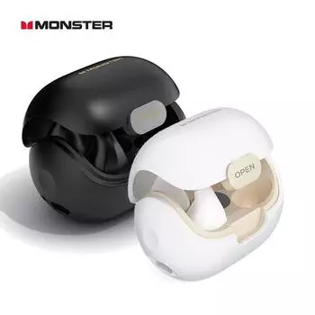 Monster Open Ear101 Зажим для ушей Беспроводная Bluetooth-гарнитура Спортивные стерео Hi-Fi водонепроницаемые наушники с сенсорным управлением