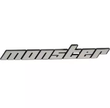 MONSTER SPORT Покрытая эмблема со штифтом Большая ZZZE42 15020мм серебряный