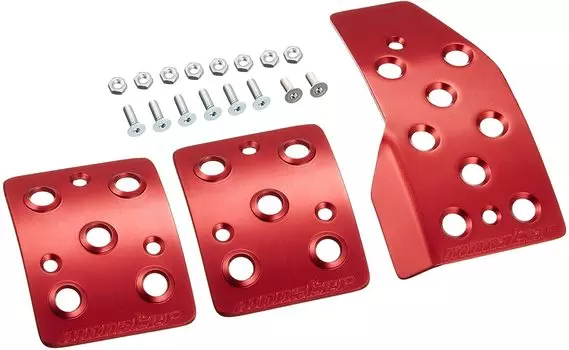 MONSTER SPORT Спортивная накладка на педаль управления, красная анодированная, Swift Sport для автомобилей MT [ZC32S]/Swift [ZC72S/ZD72S] [ZC32 MT] 849520-4850M красный