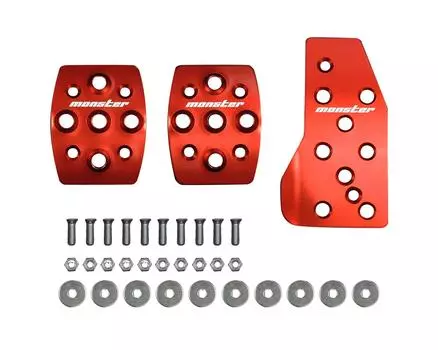 MONSTER SPORT Спортивная педаль привода крышка красный анодированный Swift Sport для автомобилей MT [ZC31S] 849520-4650M красный