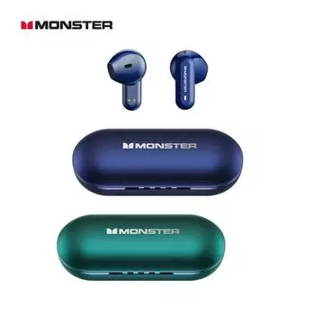 Monster XKT25 Беспроводные Bluetooth-наушники TWS Hi-Fi стерео наушники игровая гарнитура с шумоподавлением спортивные наушники с микрофоном
