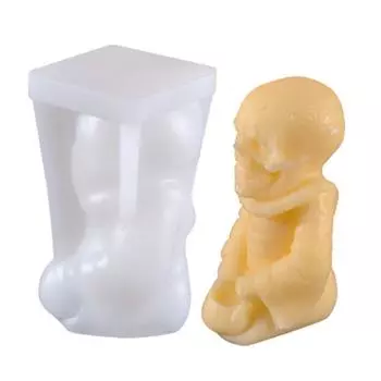 Монстр литье под давлением 3D монстр / зло / посланник мягкий силиконовый трафарет для мыла свеча воск DIY ремесло