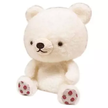 Monsuille Plush Cat Strawberry White 10706