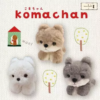 Monsuille Plush Shiba Inu Gray 10638 Koma-chan серый