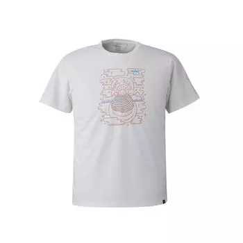 MONT BLANC TS SS M НОВАЯ [Millet] Футболка мужская LOGO_FROST