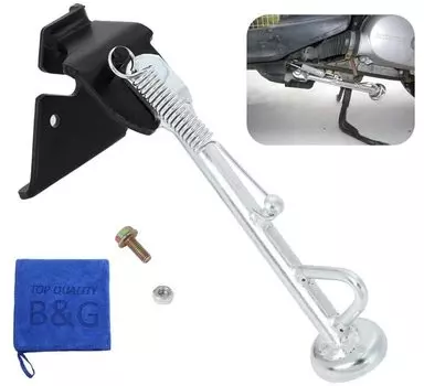 Монтаж Боковая подставка Honda DIO AF62 AF68 Today AF61 AF67 Универсальный модернизированный скутер HONDA DIO TODAY [Включает болты]